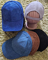 Купити оптом ( Вельветовие ) кепки женскіе 7 км від виробника