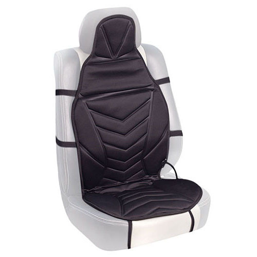 Накидка на сидіння з підігрівом і перемикачем висока ZL8266 BK (117x50 см) (ZL8266 BK)