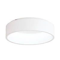 Светодиодный потолочный светильник белый металлический с пластиковым плафоном 45х13.5 см