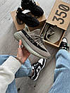 Кросівки чоловічі бежеві Adidas Yeezy Boost Adidas Yeezy Boost SPLY-350 v2 Granit Beige Blackv2 Granit Beige Black (09065), фото 2