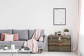 Настільна лампа бетон сірий колір на 1 лампу Е27 13х9х9 см, фото 4