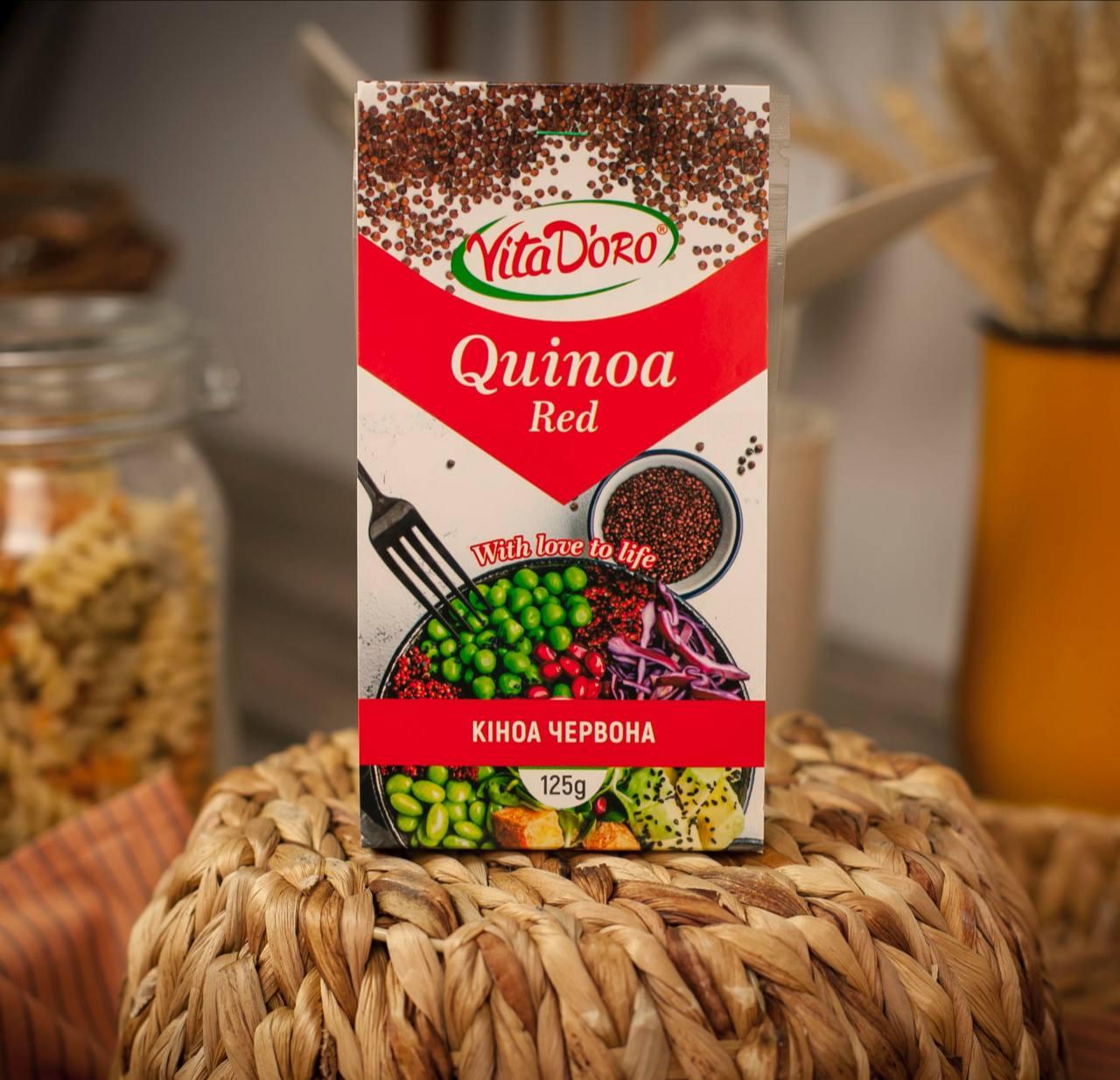 Кіноа червона Vita D`oro Quinoa Red 125г. Словенія