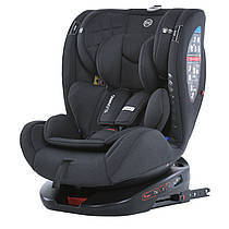 Дитяче автокрісло El Camino Everest ME 1114 Dark Gray (0-36 кг, ISOFIX, поворот 360°)