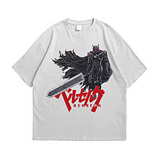 Футболка з принтом Berserk Гатс у броні Берсерка XXXL Білий, фото 3