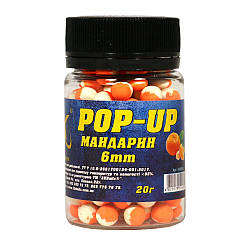 Бойл POP-UP 3Kbaits  6мм  20г Мандарин