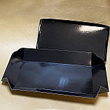 Коробка для суші чорна 300х150х60 мм ламінована (100шт), фото 2