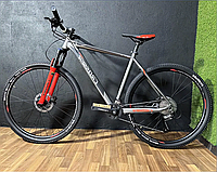 Велосипед найнер Crosser Solo 27,5" (рама 18, 2*9) Hidraulic L-TWOO серо-красный