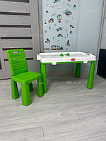 Набор столик + стул зеленый ТМ DOLONI