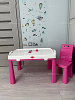 Набор столик + стул розовый ТМ DOLONI