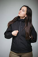 Жіноча куртка softshell (чорна) M: 96, 63, 63