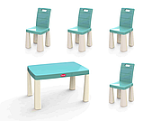 Набір Столик дитячий + 4 стільчики Doloni, фото 2