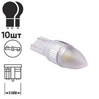!!! Мінімальне замовлення 10 штук!!! (1 паковання!) - Лампа PULSO/габаритная/LED T10/1SMD-5050/12v/0.5w/60lm White