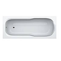 Акрилова ванна 190x80х49 см прямокутна SABRINA біла з ногами вкладиш якісна Swan рівна (Гарантія 12 міс) AGN