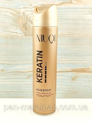 Лак для волосся NIUQI Keratin 4 Hairspray 300 мл Польща