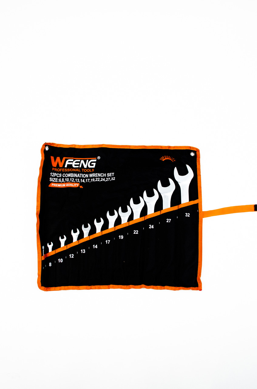 WF20045 Набір ключів рожок/накидок 6-32 12 шт, арт. WF20045 (шт), фото 1