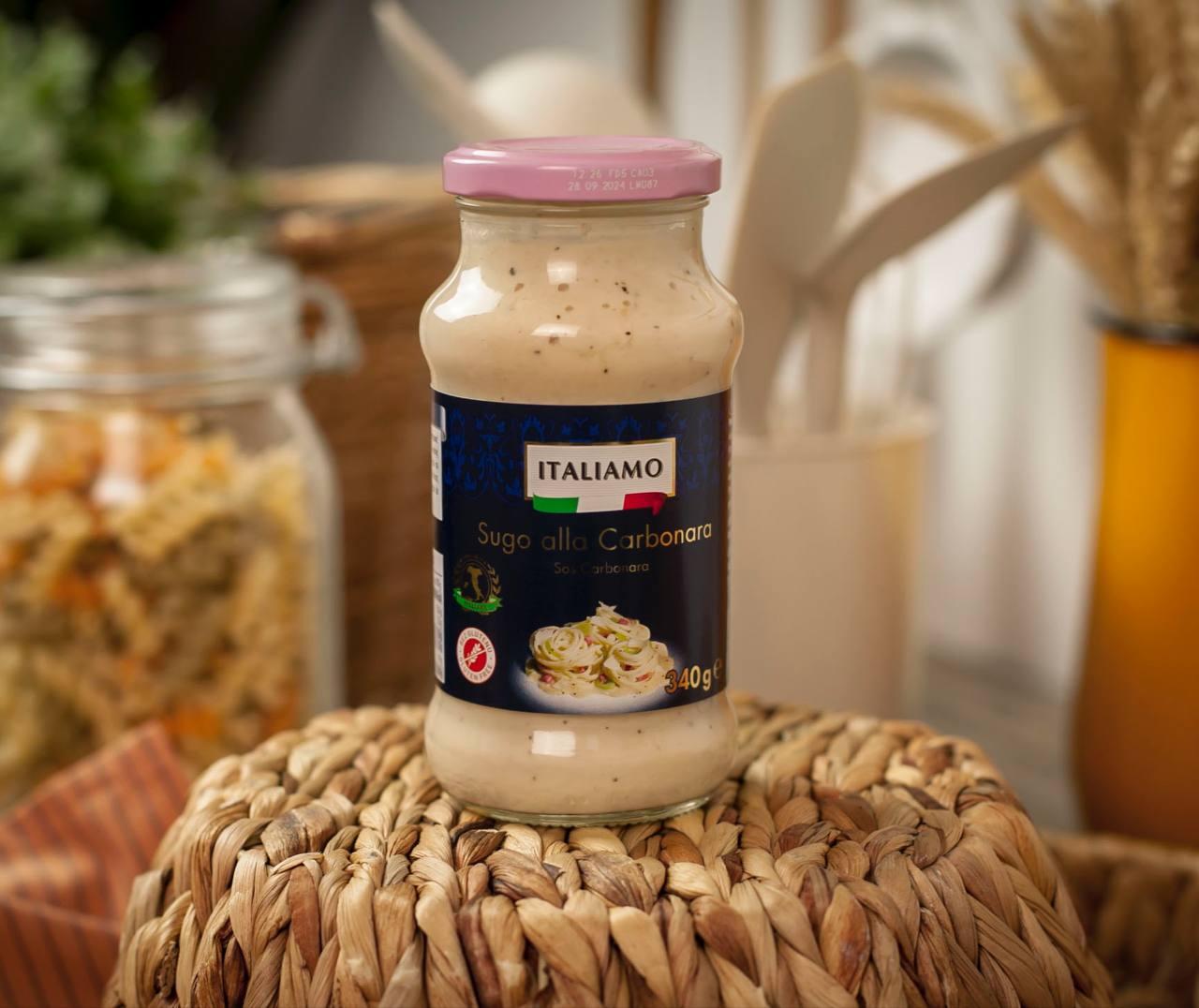 Соус карбонара Italiamo 340g. Італія