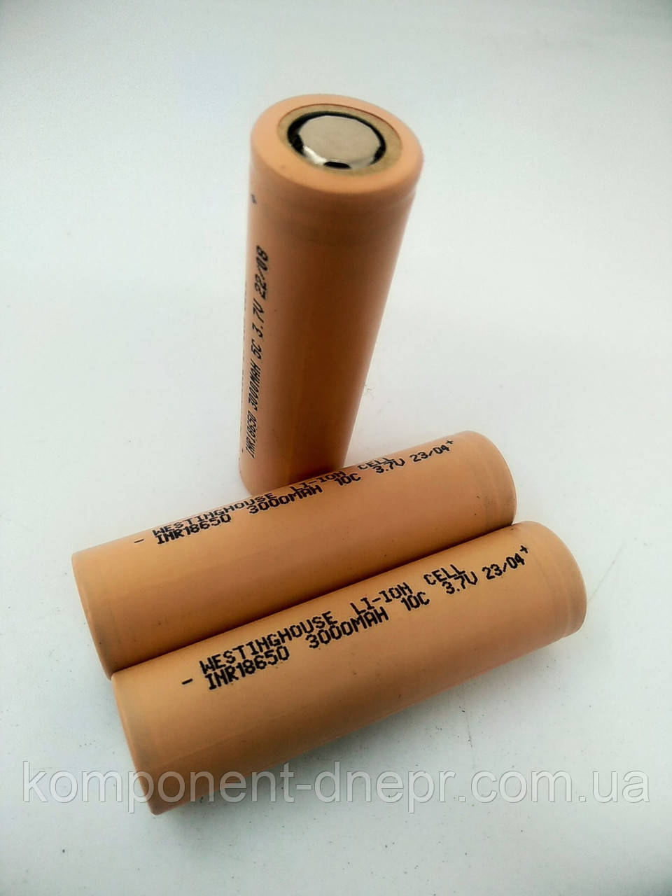 Акумулятор високотоковий літій-іонний Westinghouse Li-ion INR18650, 3000 mAh, 10С, 1 шт./пач.