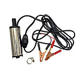 Помпа для перекачування палива 12В занурювальний насос електро для каністри та бака 12V, фото 6