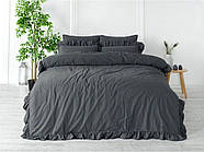 Комплект постільної білизни з вареного бавовни полуторний розмір Limasso Еxclusive Castle Rock