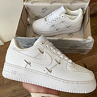 Nike Air Force Nike AF1 LX Chrome Swooshees White 40 w sale