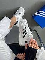 Adidas Adidas Gazelle Bold White Leather 40 w sale