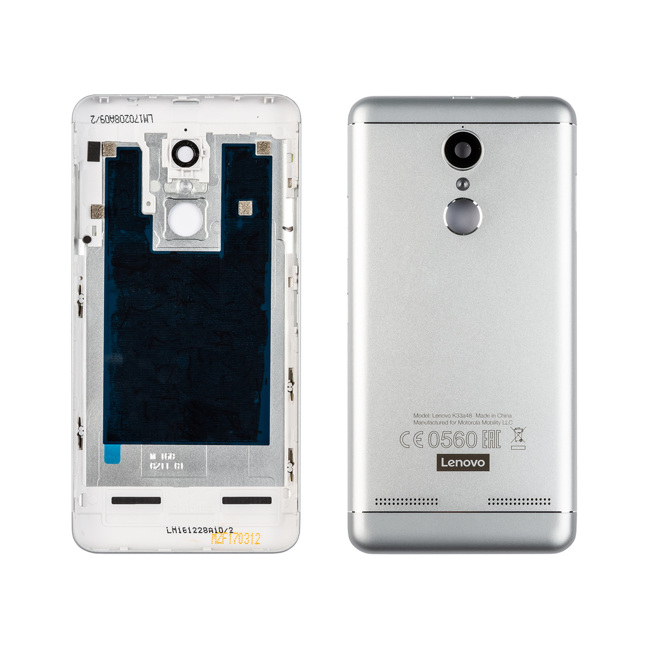 Корпус LENOVO K33a48 K6 сріблястий