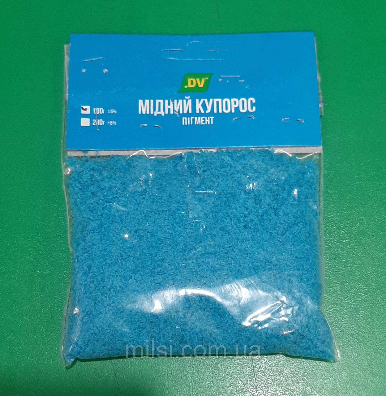 Мідний купорос DV 100г в упаковці