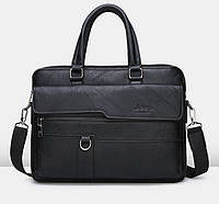 Стильный мужской деловой портфель для документов формат А4 мужская сумка для планшета ноутбука