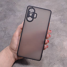 Пластиковий чохол з кольоровими боками і захистом на камеру Xiaomi Redmi K40 Gaming