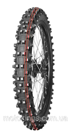 Мотошина MITAS 90/100-16 TERRA FORCE MX-SAND 51M TT ЗАД. (PODWÓJNY CZERWONY PASEK) (26084) DOT 2023 (DOT:DJDT)