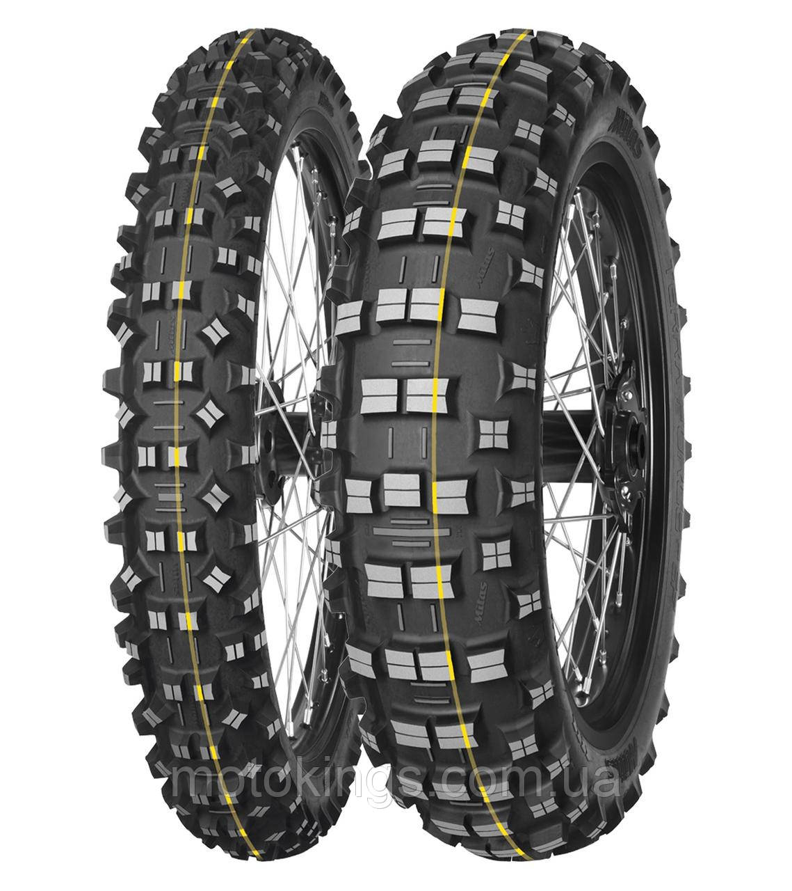 Мотошина MITAS 90/100-21 TERRA FORCE-EF SUPER 57R TT ПЕРЕД. (ŻÓŁTY PASEK) DOT 14-15/2023 (460092)
