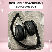 Bluetooth-наушники BOROFONE BO4 с активным шумопоглощением, TF картой, AUX режимом и 5 часов музыки ХИТ Черный