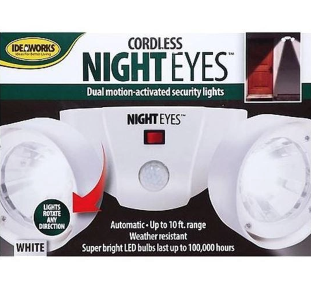 Беспроводной фонарь на стену Cordless Night Eyes Уличный светильник с датчиком движения ТОП_TRS - фото 2 - id-p2127200407