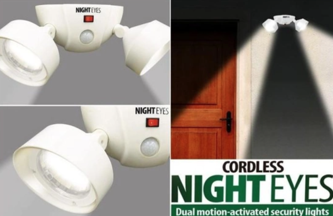 Беспроводной фонарь на стену Cordless Night Eyes Уличный светильник с датчиком движения ТОП_TRS - фото 3 - id-p2127200407