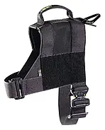 K9 THORN Тактична міцна шлейка упряж для службових собак Bravo XL – 85/115 см чорний (0058-16 XL), фото 2