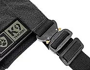 K9 THORN Тактична міцна шлейка упряж для службових собак Bravo XL – 85/115 см чорний (0058-16 XL), фото 4