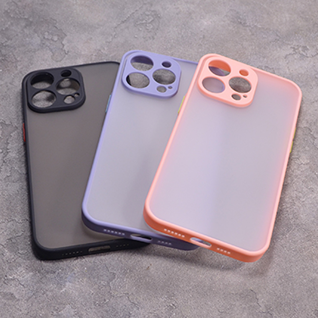 Пластиковий чохол з кольоровими боками і захистом на камеру Apple iPhone 15 Pro Max, фото 1