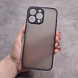 Пластиковий чохол з кольоровими боками і захистом на камеру Apple iPhone 15 Pro Max, фото 2