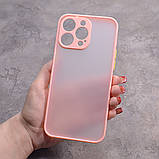 Пластиковий чохол з кольоровими боками і захистом на камеру Apple iPhone 15 Pro Max, фото 3