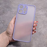 Пластиковий чохол з кольоровими боками і захистом на камеру Apple iPhone 15 Pro Max, фото 4