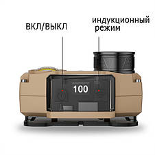 Ліхтар налобний CH-8825-3P35+COB(white+yellow)+RGB, Motion Sensor, Power Bank, Li-Ion акумулятор, індикація заряду, ЗУ Type-C, Box, фото 3
