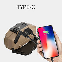 Ліхтар налобний CH-8825-3P35+COB(white+yellow)+RGB, Motion Sensor, Power Bank, Li-Ion акумулятор, індикація заряду, ЗУ Type-C, Box, фото 6