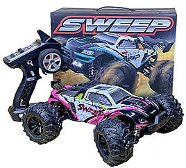 Радіокерована машина Conquer RC WL Toys монстр-трак 4х4 70км/год 1/16 Рожевий ( код: 16101PROP )