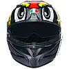 МОТОШОЛОМ ЗАКРИТИЙ AGV K3 - BIRDY 2.0 GREY/YELLOW/RED, фото 4