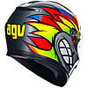МОТОШОЛОМ ЗАКРИТИЙ AGV K3 - BIRDY 2.0 GREY/YELLOW/RED, фото 6
