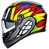 МОТОШОЛОМ ЗАКРИТИЙ AGV K3 - BIRDY 2.0 GREY/YELLOW/RED, фото 3