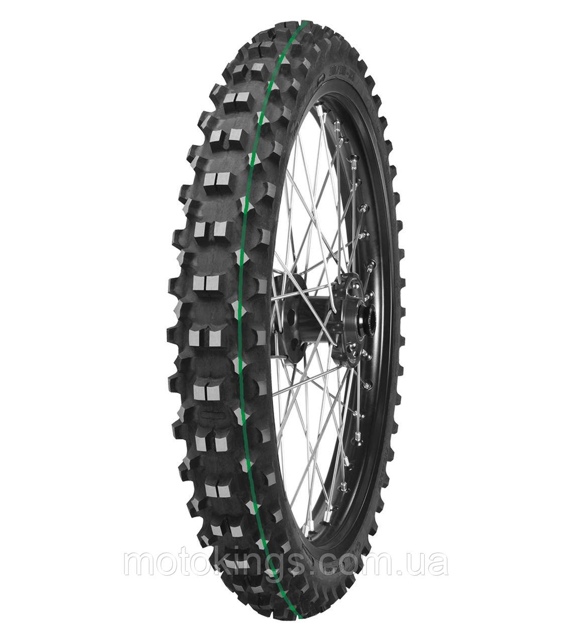 Мотошина MITAS 90/90-21 C-19 54R TT SUPER LIGHT (ZIELONY PASEK) CROSS + FIM ПЕРЕД. DOT 05-25/2023 (26710)