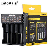 Зарядное устройство LiitoKala Lii-402, POWER BANK, 4Х- 18650, АА, ААА Li-Ion, LiFePO4, Ni-Mh