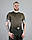 Футболка чоловіча Ultimatum Cool-Max олива, розміри L, XL, 2XL, фото 3