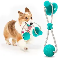 Іграшка для домашніх тварин, іграшка-жувальна присоска для собак, іграшка-м'яч для собак ТОП_TRS